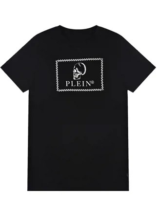 Черная футболка с логотипом Philipp Plein детская