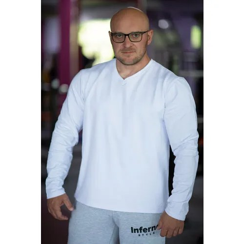 Лонгслив Inferno Style, размер XL, белый