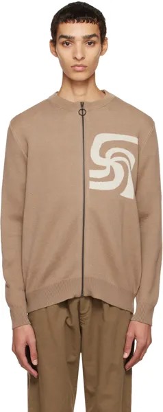 Бежевый кардиган Armor Lux Edition Soulland