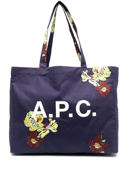 A.P.C. сумка-тоут Diane с логотипом