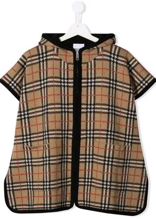 Burberry Kids куртка в клетку Vintage Check