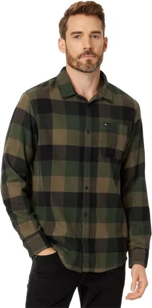 Рубашка Motherfly Long Sleeve Flannel Quiksilver, цвет Major Brown Motherfly 1