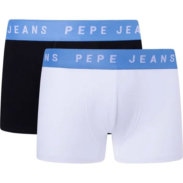 Трусы Pepe Jeans Logo Trunk Lr 2 шт, разноцветный