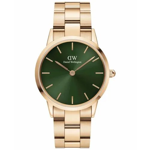 Наручные часы Daniel Wellington DW00100419, зеленый, золотой