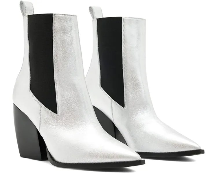 Ботинки AllSaints Ria Boot, серебряный