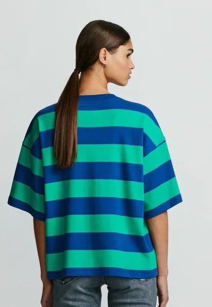 Футболка с принтом CREW NECK Next, синий