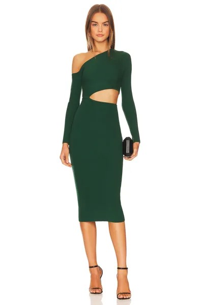 Платье Camila Coelho Nahla Knit, цвет Forest Green
