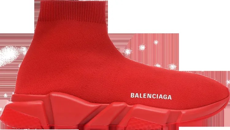Кроссовки Balenciaga Speed Knit Trainer Red, красный