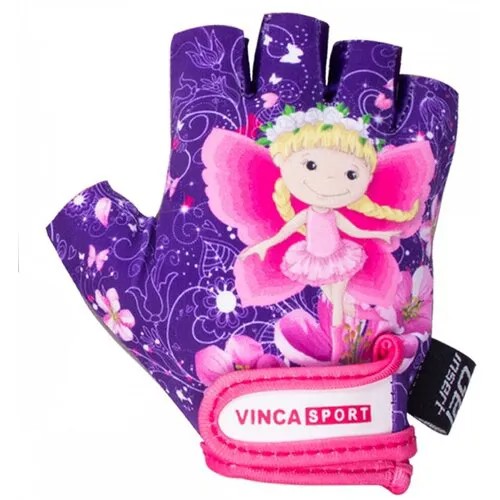 Перчатки Vinca Sport, фиолетовый, розовый