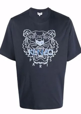 Kenzo футболка с вышивкой Tiger