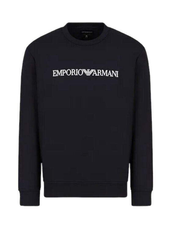 Толстовка стандартного кроя Emporio Armani, синий