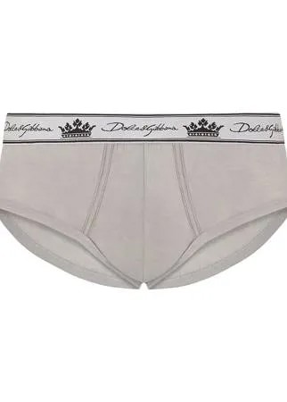 Dolce & Gabbana трусы-брифы с логотипом на поясе
