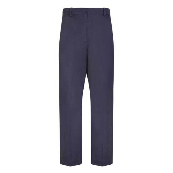 Брюки elegant cropped trousers Kenzo, синий