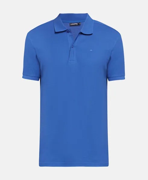 Рубашка-поло из пике J.Lindeberg, синий