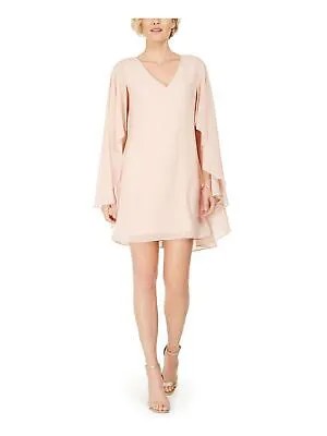 VINCE CAMUTO Женское розовое вечернее платье без рукавов длиной выше колена Petites 6P
