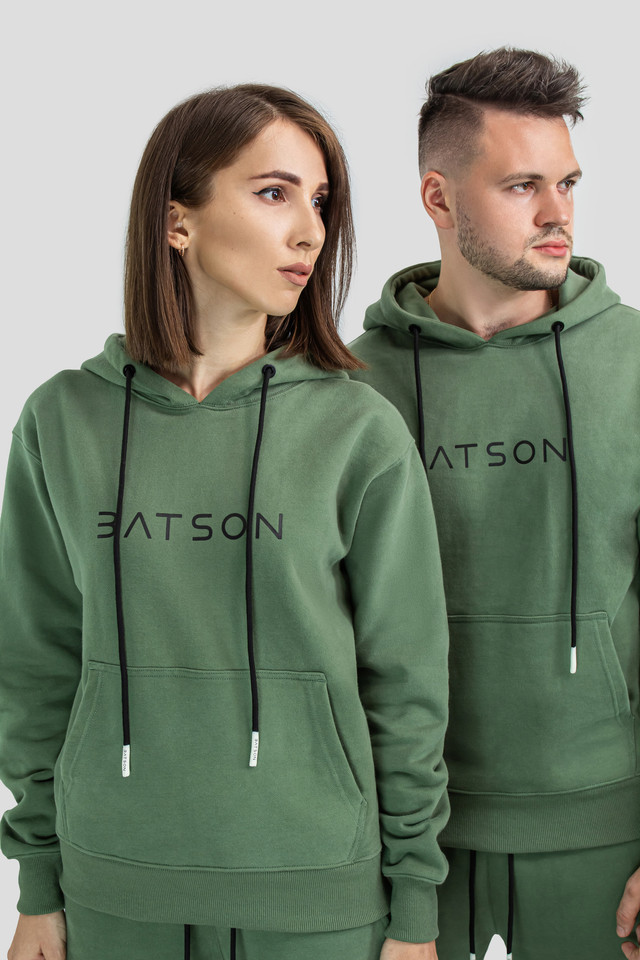 Худи женское BATSON QR EVERY UNI W хаки M