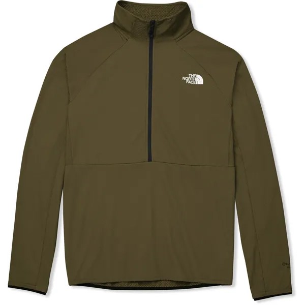 Свитер The North Face Summit FUTUREFLEECE LT с молнией ½, оливковый