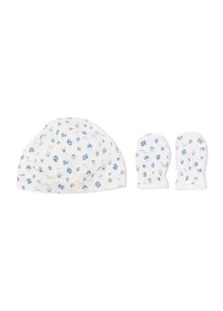 Petit Bateau комплект Little Boat из шапки и варежек