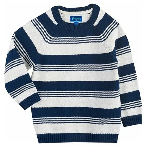 Пуловер детский для мальчиков AW19JIA27; Max&Jessi; Размер: 6-7; цвет: темно-синий, белый