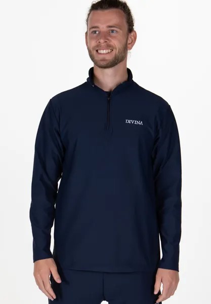 Рубашка с длинными рукавами HALF-ZIP ULTRA Divina, цвет blue