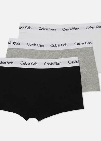 Комплект мужских трусов Calvin Klein Underwear 3-Pack Low Rise Trunk, цвет комбинированный, размер XL