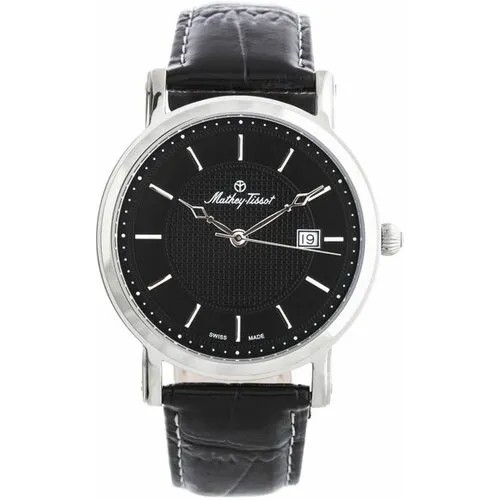 Наручные часы Mathey-Tissot, серебряный, черный