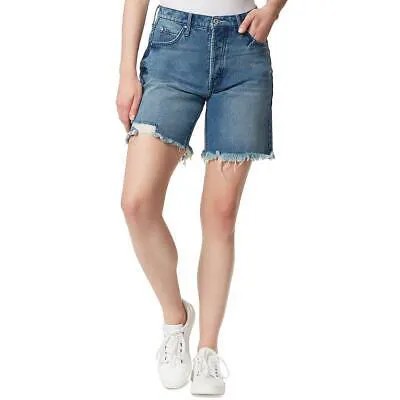 Женские джинсовые шорты Jessica Simpson с потертостями и низкой посадкой BHFO 8225