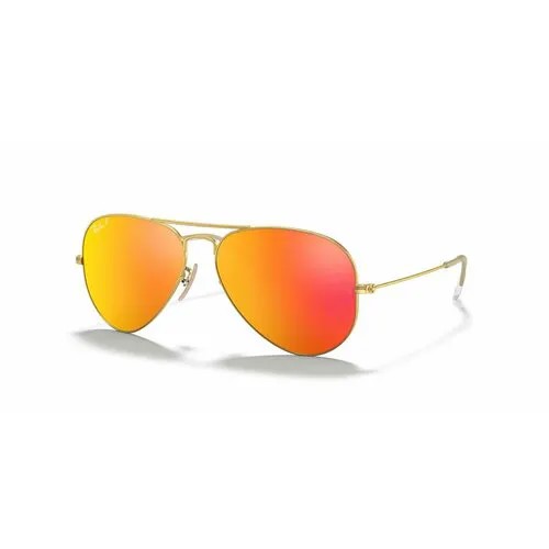 Солнцезащитные очки Ray-Ban, золотой, оранжевый