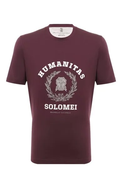 Хлопковая футболка Brunello Cucinelli