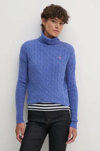 Шерстяной свитер Polo Ralph Lauren, синий