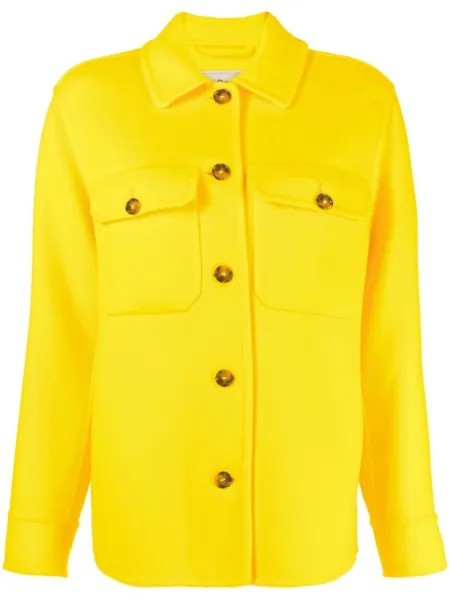 Woolrich куртка-рубашка из вирджинской шерсти, желтый