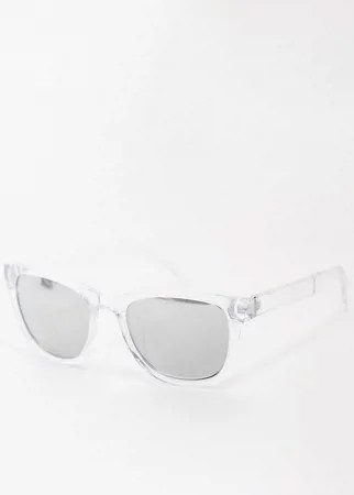 Солнцезащитные очки в стиле ретро в прозрачной оправе New Look-Прозрачный