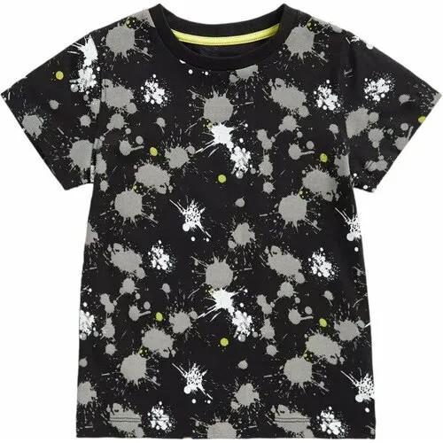Футболка mothercare, размер 92, черный/серый