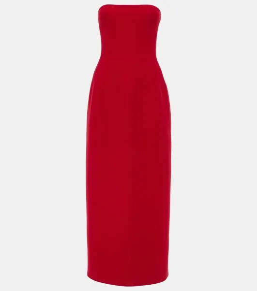 Длинное шерстяное платье Иммануэль Gabriela Hearst, цвет scarlet red