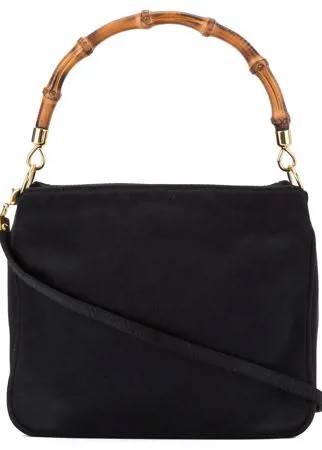 Gucci Pre-Owned мини-сумка с верхней ручкой из бамбука