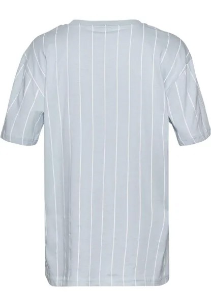 Футболка с принтом SMALL SIGNATURE PINSTRIPE OS Karl Kani, светло-голубой