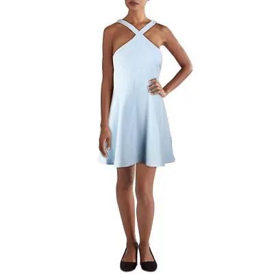 Вероятно женское вечернее мини-платье с бретелькой на бретельках Ashland синего цвета 10 BHFO 7280