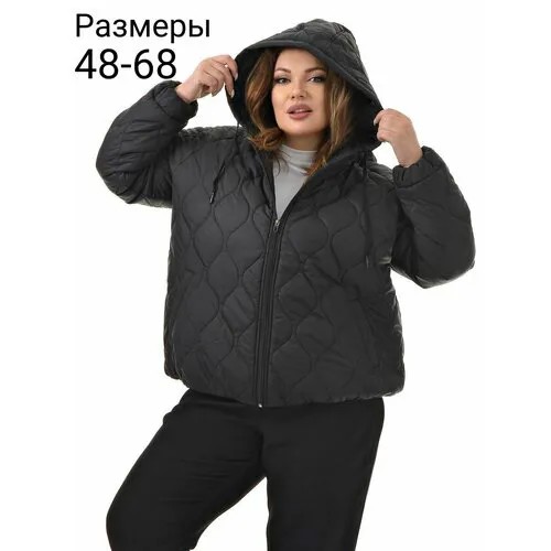 Куртка  PreWoman, размер 52, черный