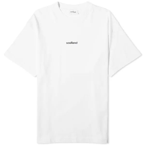 Футболка Soulland Kai Blur T-Shirt, белый