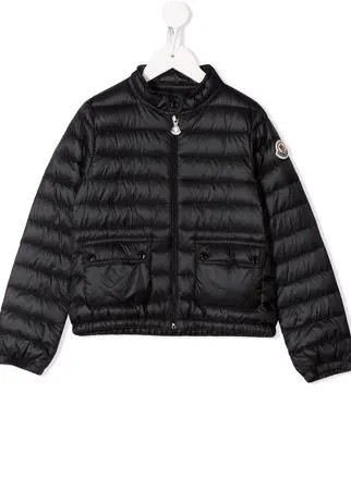 Moncler Enfant стеганый пуховик Channel