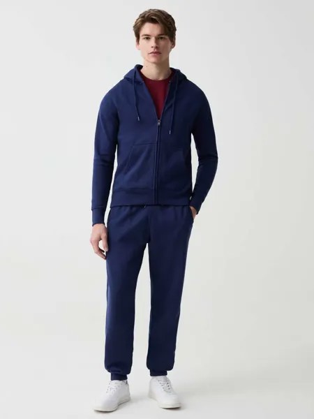 Флисовые джоггеры с кулиской Ovs, цвет royal blue