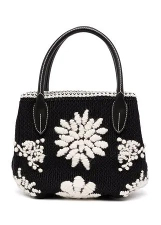 Ermanno Scervino сумка-тоут с цветочной вышивкой