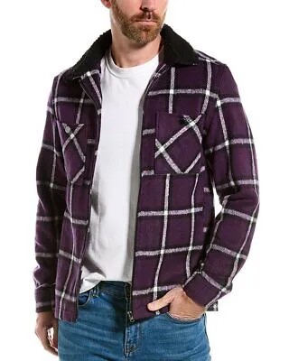 Wesc Liam Клетчатая куртка мужская фиолетовая Xs