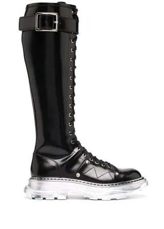 Alexander McQueen сапоги со шнуровкой