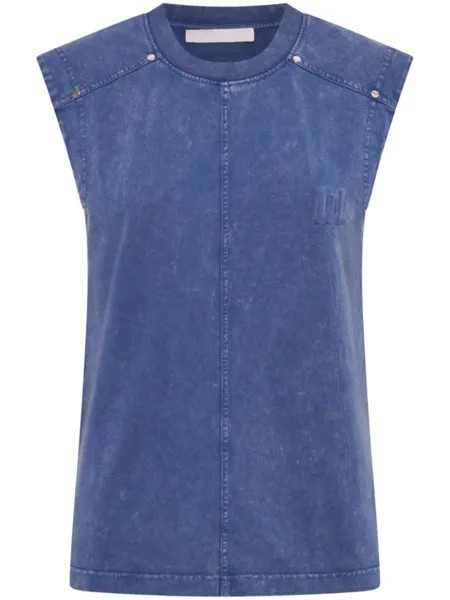 Топ с вышитым логотипом Dion Lee, синий