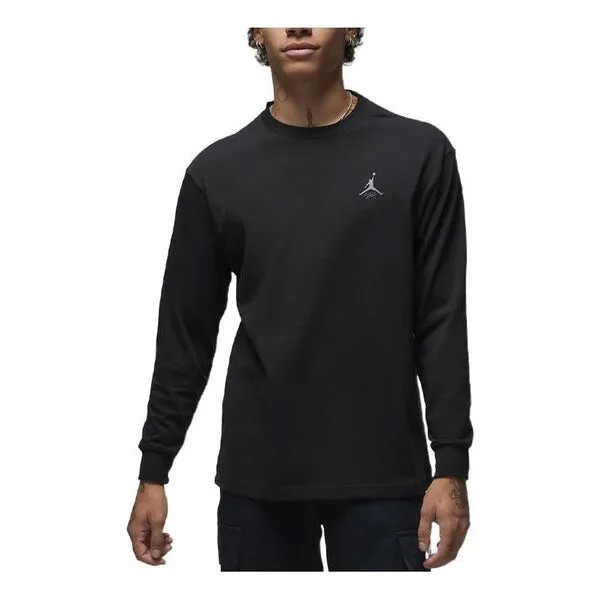 Футболка Air Jordan Flight Heritage 85 Long Sleeve Tee 'Black', черный