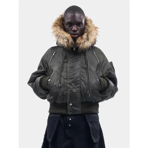 Бомбер NO/FAITH STUDIOS Backpack Jacket, размер M, зеленый
