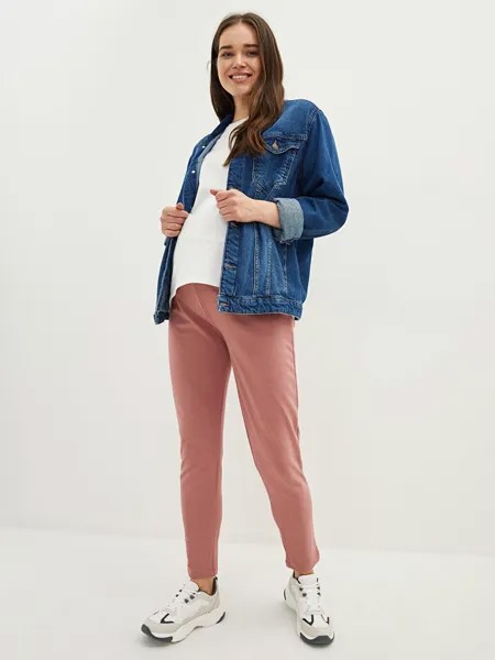 Однотонные спортивные штаны с эластичной талией для беременных LC Waikiki Maternity