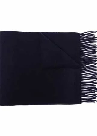 Vivienne Westwood шарф с вышитым логотипом и бахромой