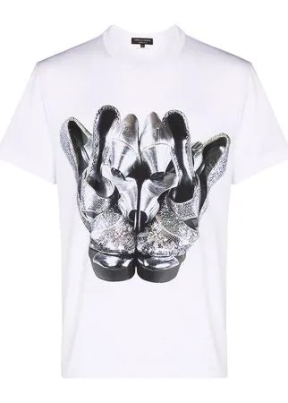 Comme Des Garçons Homme Plus shoe-print short-sleeve T-shirt